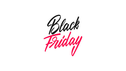 Black Friday sale lettering label badge design