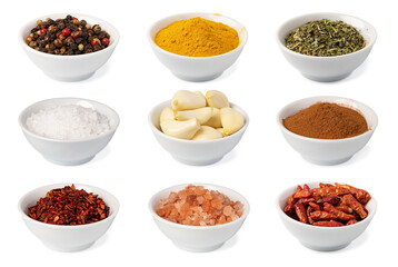 set of Bowl with spices
