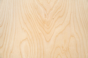 Light wood texture plywood with natural pattern background. Rustic table top view, flat lay.