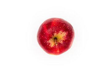 Red apple isolated on white background
