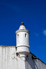 Ancient and historical fortification in colonial architecture, Ouro Preto, Brazil  