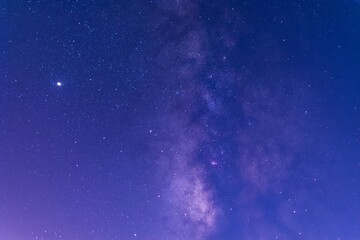 Milky way night sky