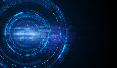 abstract digital tech sci fi tunnel speed movement loading concept design