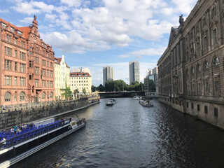 Spree River at Berlin Germany
