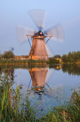 windmill on the bank