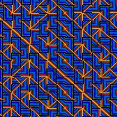 Geometric kaleidoscope, abstract Mosaic Background, colorful Futuristic Background.