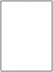 Vector Vintage Grunge Black and White Distress Border Frame for your Design . 