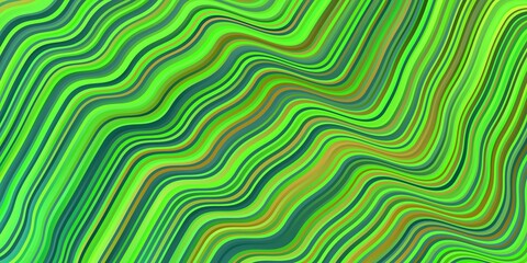 Light Green, Yellow vector template with lines.