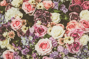 bouquet of roses background.