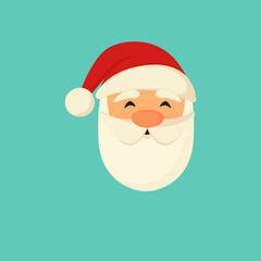 Santa Claus - Christmas Background - Happy Holidays - Stock Vector Illustration