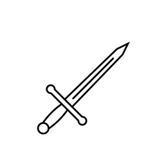 dagger icon element of weapon icon for mobile concept and web apps. Thin line dagger icon can be used for web and mobile. Premium icon on white background