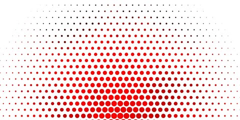 Light Orange vector background with spots.