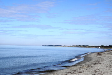 Ostseebad Dierhagen, Sicht bis Ahrenshoop, Halbinsel Fischland, Mecklenburg-Vorpommern