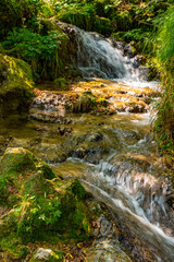 Gostilje waterfall at Zlatibor mountain in Serbia