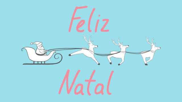 Feliz Natal anima&ccedil;&atilde;o.