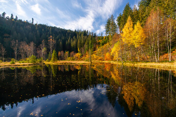 Herbst am Ellbachsee, Schwarzwald