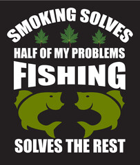 Fishing  t-shirt design