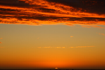 coucher de soleil en Bretagne