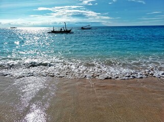 fishing boat on the beach