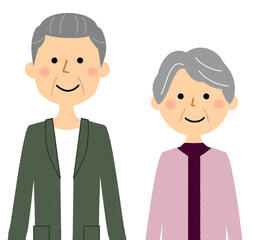 老夫婦 　シニアカップル　高齢者