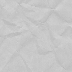 White vintage and old looking crumpled paper background. Retro cardboard texture. Grunge paper for drawing. Ancient book page. Present wrapping.