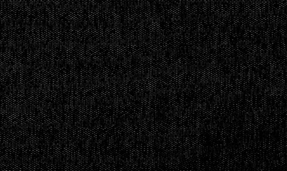 Vector fabric texture. Distressed texture of weaving fabric. Grunge background. Abstract halftone vector illustration. Overlay to create interesting effect and depth. Black isolated on white. EPS10.