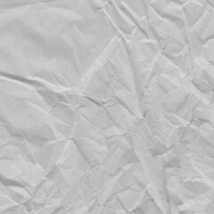 White vintage and old looking crumpled paper background. Retro cardboard texture. Grunge paper for drawing. Ancient book page. Present wrapping.