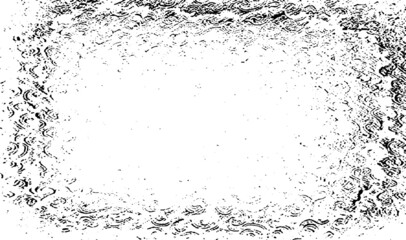 Scratched Frame. Grunge Urban Background Texture Vector. Dust Overlay. Distressed Grainy Grungy Framing Effect. Distressed Backdrop Vector Illustration. EPS 10.