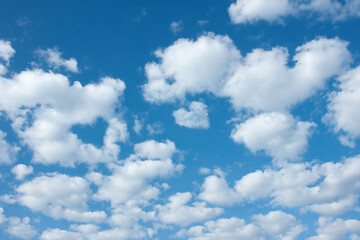 Naklejka na ściany i meble sky with beautiful clouds