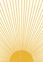 Abstract  Sun print boho minimalist printable wall art