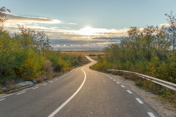 road in the mountains