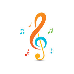 Colored left wrench drawing, vector