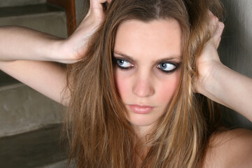 Naklejka premium Female Model