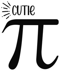 funny pi , pi day shirt design , cutie pi design