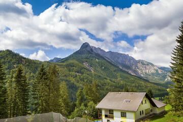 Fototapeta na wymiar view of Alps, Austria