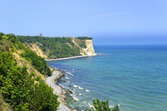 Beaches and coasts of Kap Arcona at the island Rugen in Germany