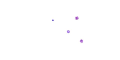 Light Blue, Red vector template with abstract forms.