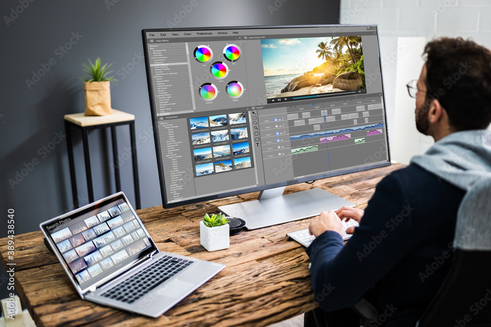 Aufkleber Video Editor Using Edit Software