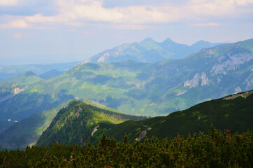 Naklejka na ściany i meble Poland Polska Tatry góry potoki widoki