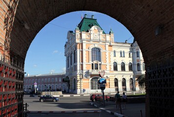 Fototapeta na wymiar Palace of labor in Nizhny Novgorod