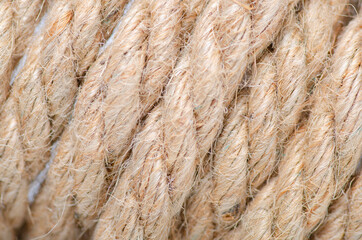 Brown rope string knot texture material background