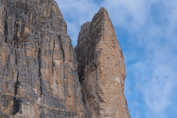 dolomites rock close up
