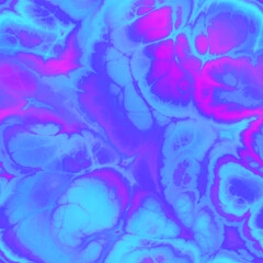 Seamless fractal marble vibrant ornate jpg pattern. High quality illustration. Intense and mysterious energetic seamless surface design. Detailed and vivid glowing marbled pattern.