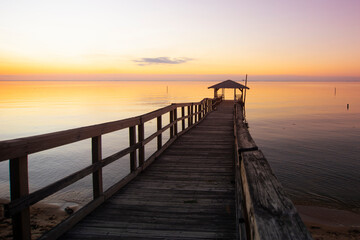 Fototapeta premium Sunset in Fairhope, Alabama