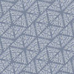 Abstract seamless pattern on a white background. Hexagonal image structure.