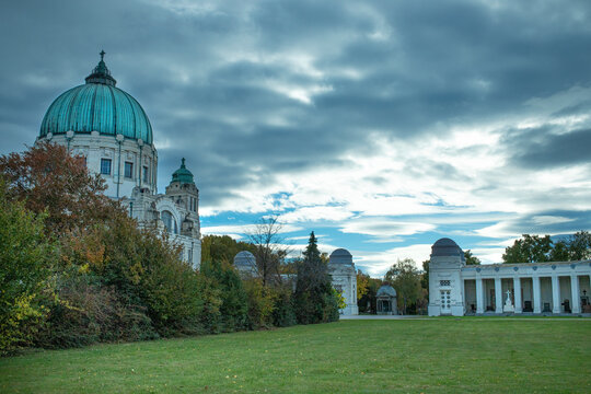 Friedhofskirche zum heiligen Karl Borrom&auml;us am Zentralfriedhof Wien