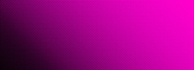 Purple gradient halftone. Cover for comics. Abstract gradient background of black dots. Vector illustration.