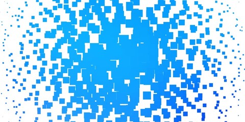 Light BLUE vector background in polygonal style.