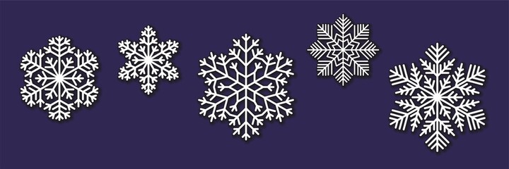 Christmas snowflakes background for Your design. 