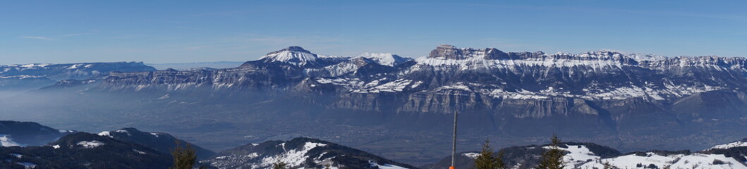 Fototapeta na wymiar Grenoble French alps